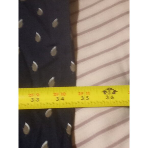 Perry Ellis Stretch Men's 5X Blue Floral Print Button Up Long Sleeve Shirt - Picture 12 of 13